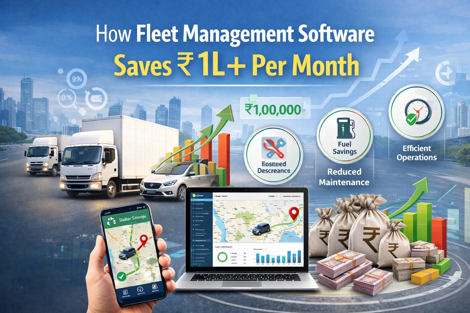How Fleet Management Software Saves ₹1L+ Per Month