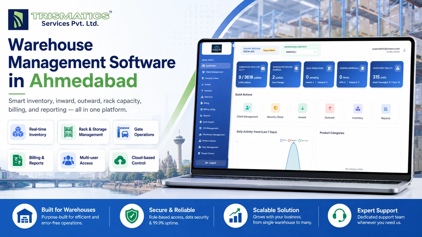 Warehouse Management Software in Ahmedabad
