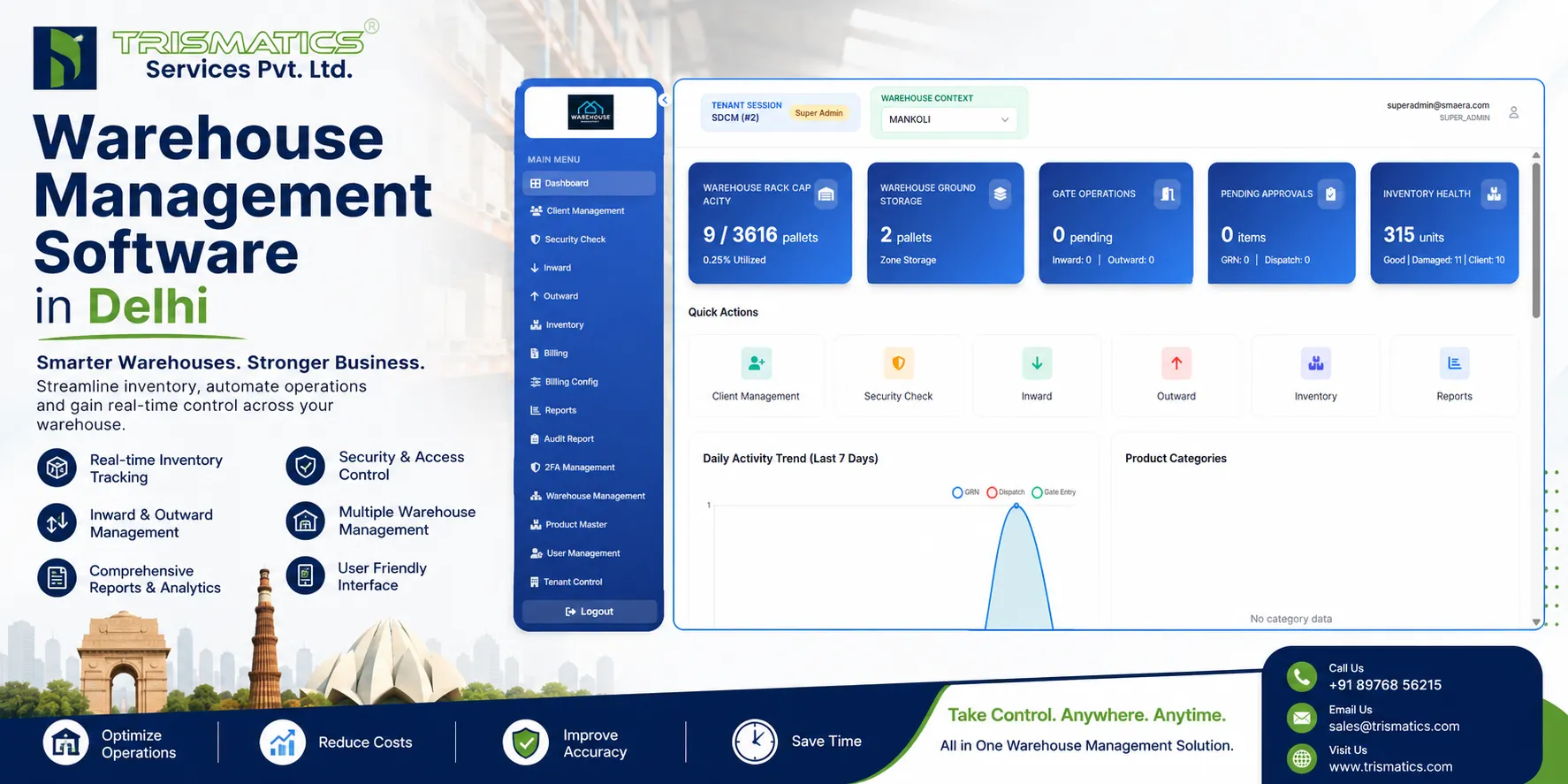 Warehouse Management Software in Delhi