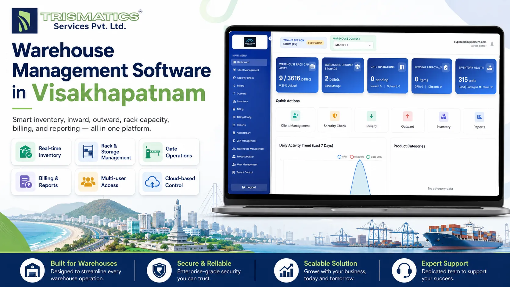 Warehouse Management Software in Visakhapatnam